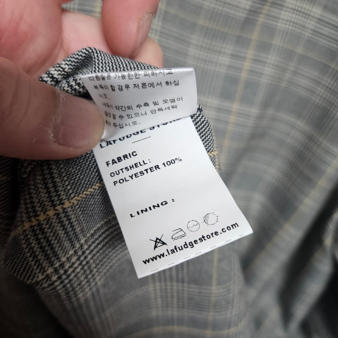 라퍼지스토어 체크 블레이저 자켓 M 상품이미지6