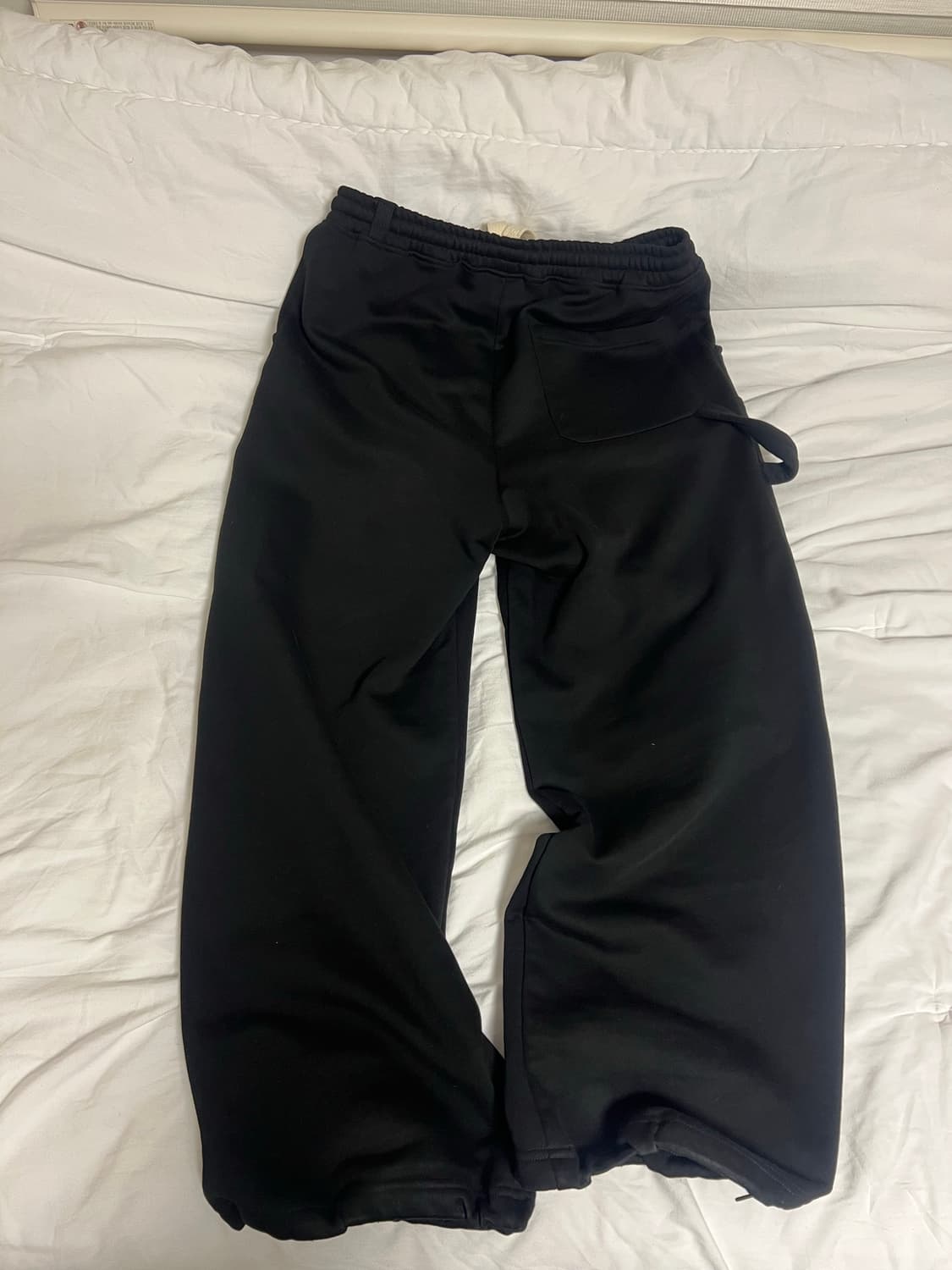 밈더워드로브 솔라 리벳 스웻 팬츠 블랙 L 상품이미지2