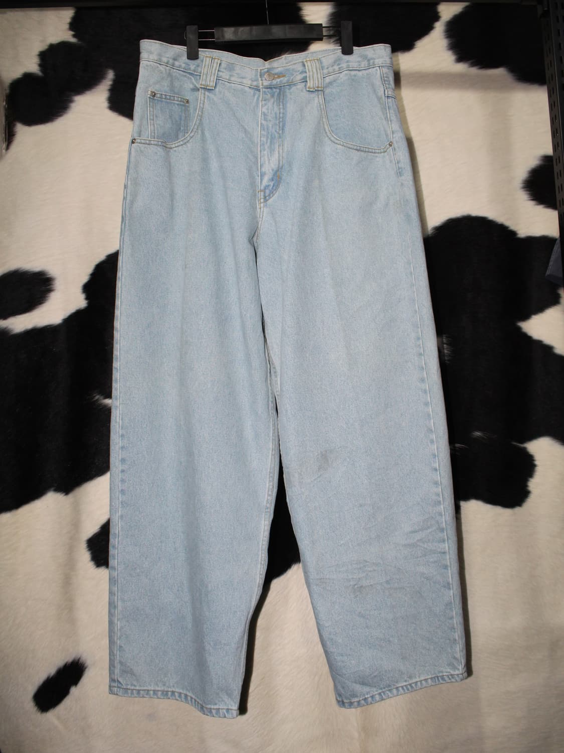 Skull Soul Overfit Wide Light Denim  상품이미지2