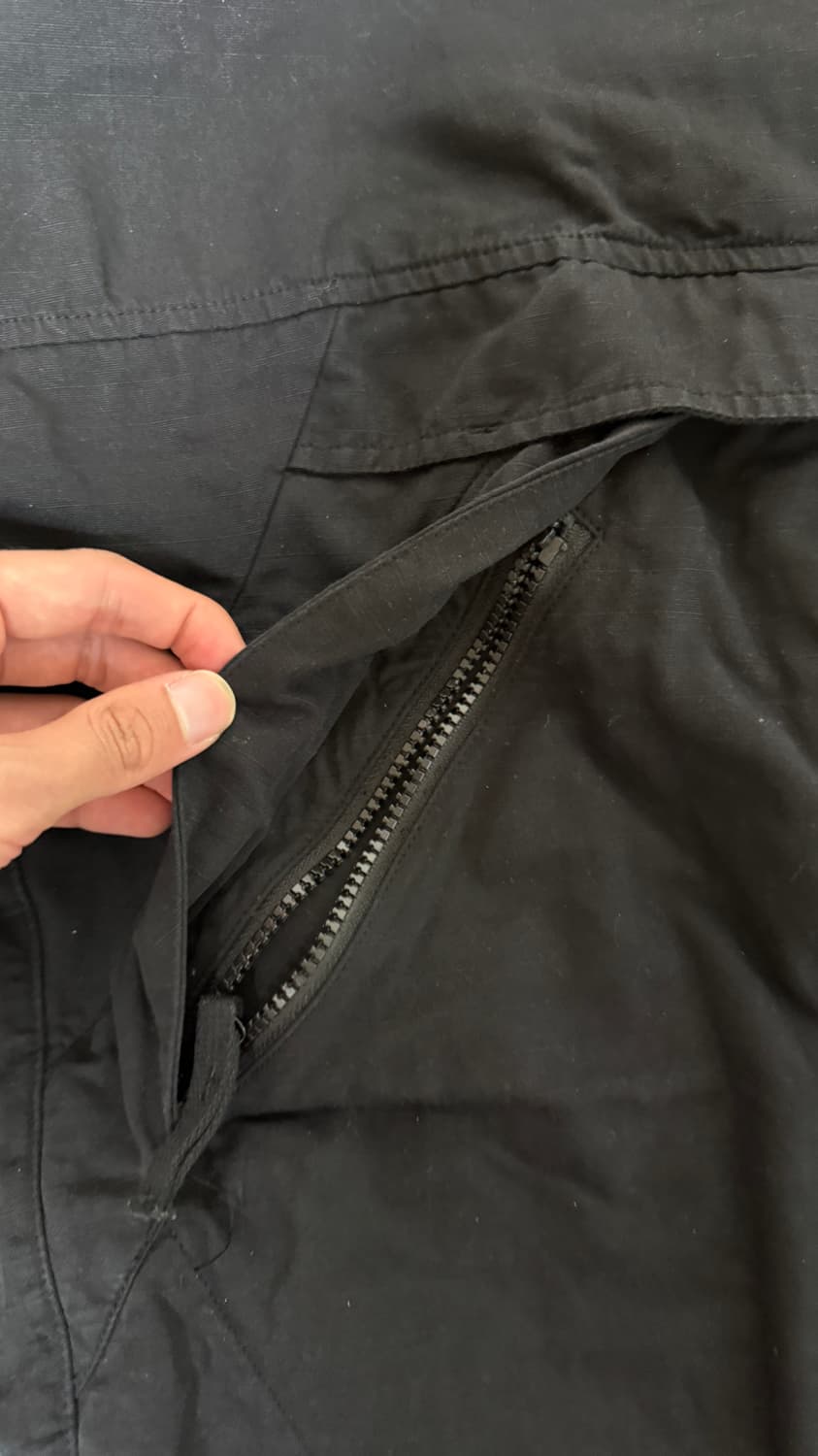 스톤아일랜드 코튼 립스탑 스목 쿼터 아노락 집업 L 상품이미지3