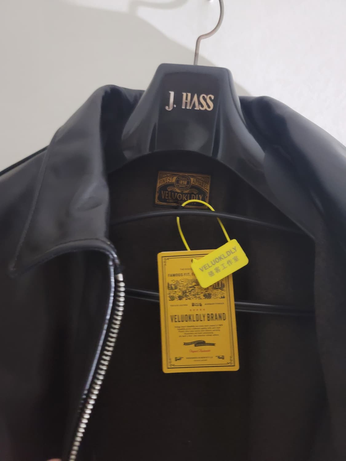 VELUOKLDLY 차심 말가죽 자켓 110사이즈 상품이미지3