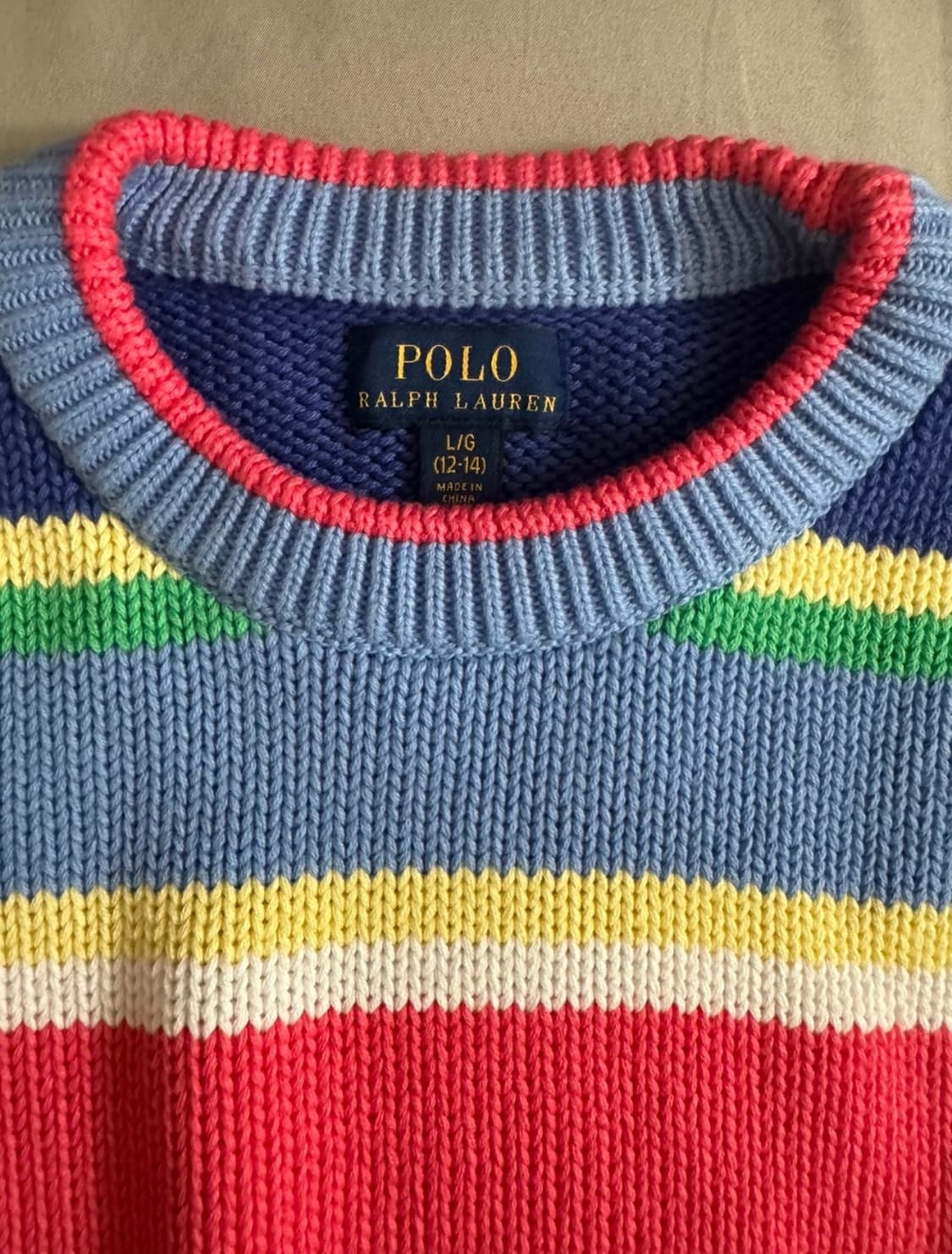 폴로랄프로렌 니트 (걸즈 주니어 12-14 L) 상품이미지3