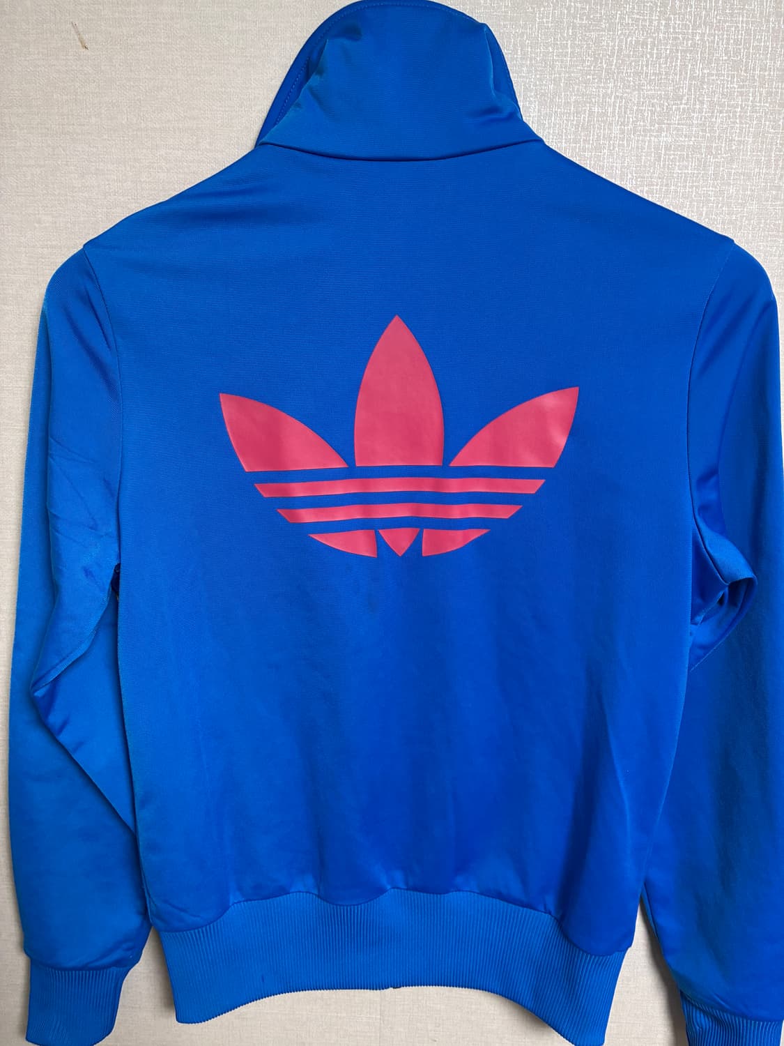 빈티지 아디다스 져지 파이어버드 블루/핑크 S 상품이미지4