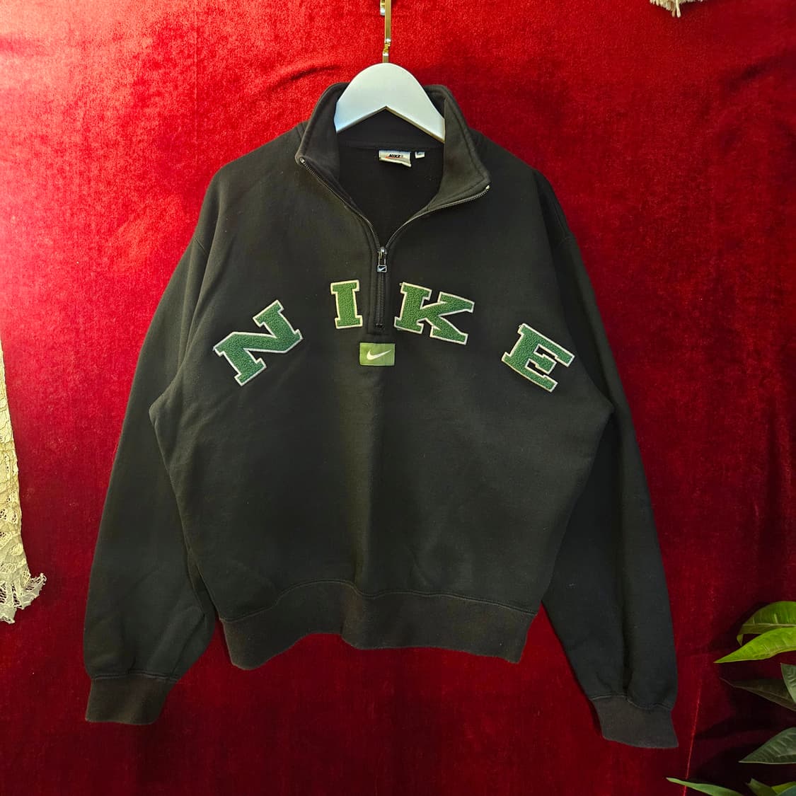 나이키(Nike) 90's 올드스쿨 빈티지 하프 집업 숏 맨투맨 상품이미지2