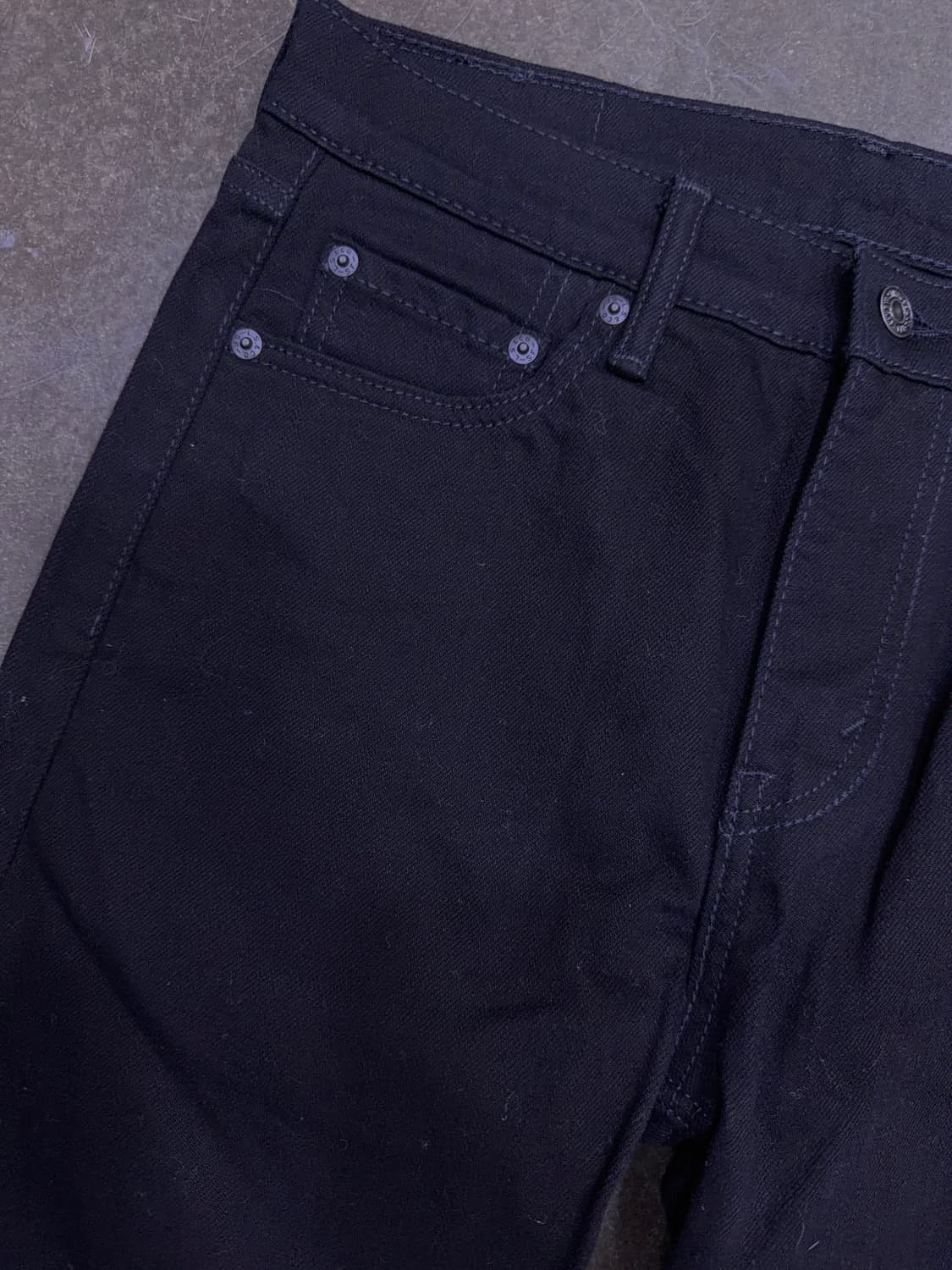 리바이스 슬림 스키니핏 블랙진 블랙 데님팬츠 30 상품이미지4