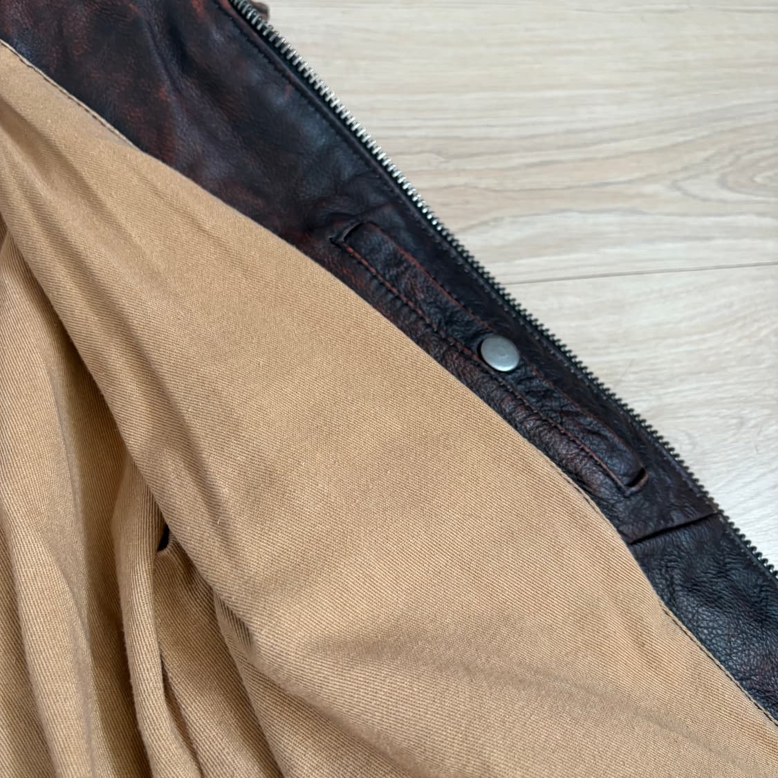 Fortime 빈티지 소가죽레더자켓  상품이미지8