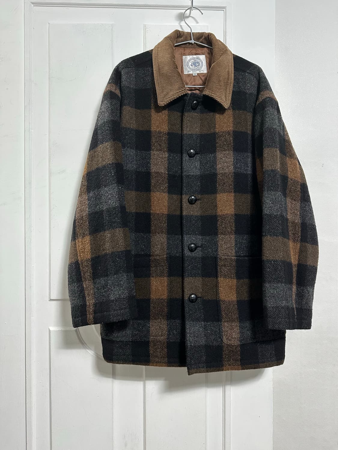 제이프레스 체크 코트 상품이미지1