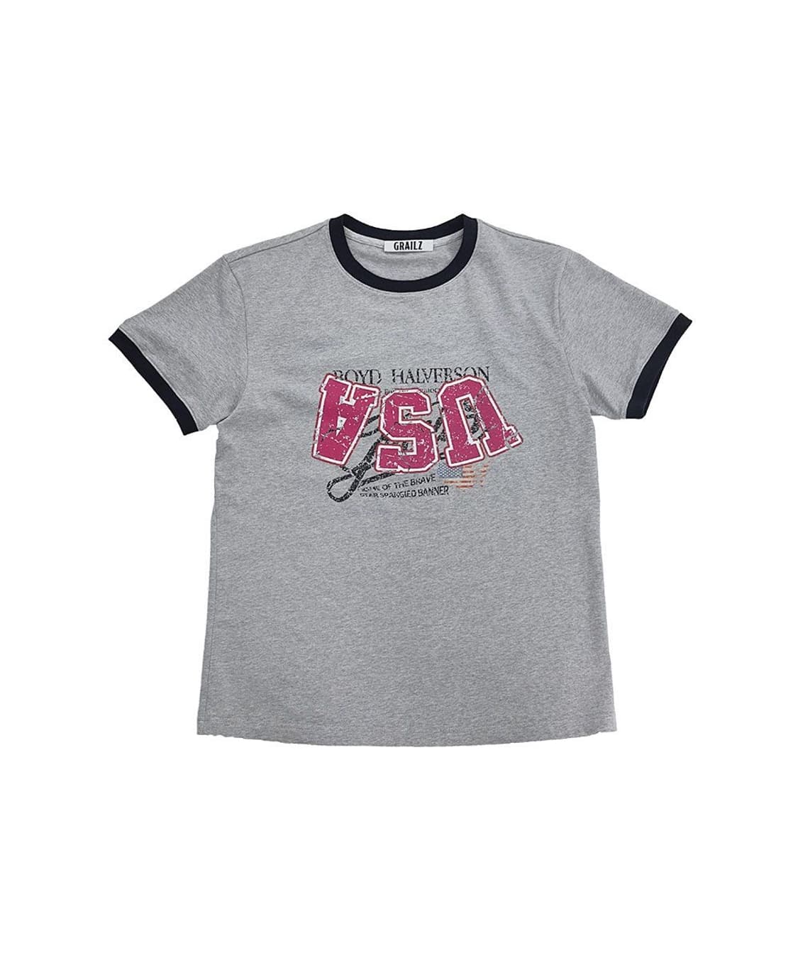 그레일즈 USA RINGER T-SHIRTS 링거 티셔츠 그레이 1 상품이미지1