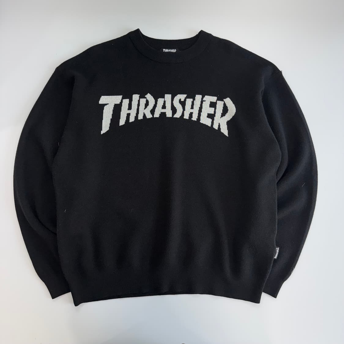 Thrasher 트레셔 블랙 니트 상품이미지3