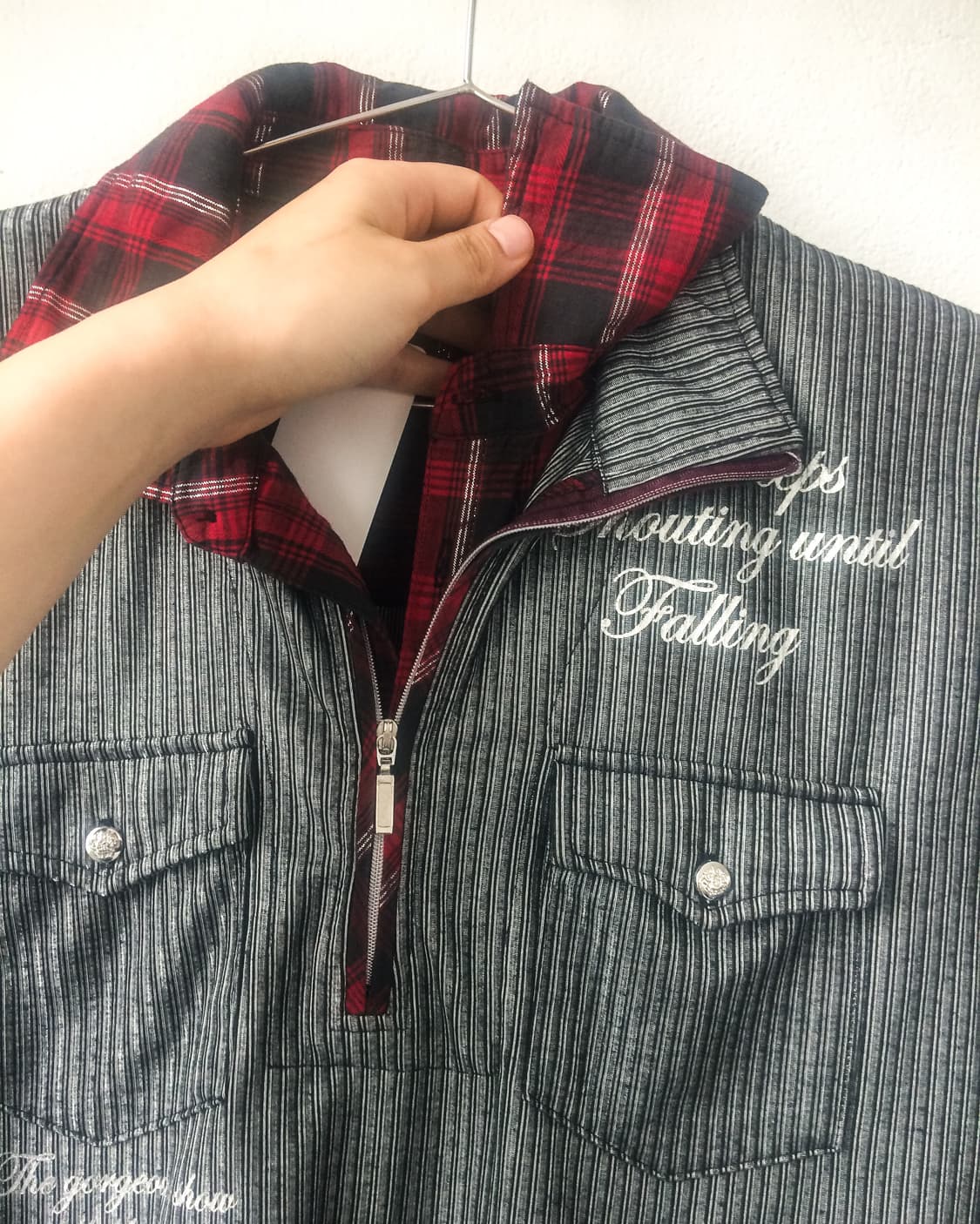 Double collar pocket ribbed pk t 상품이미지6