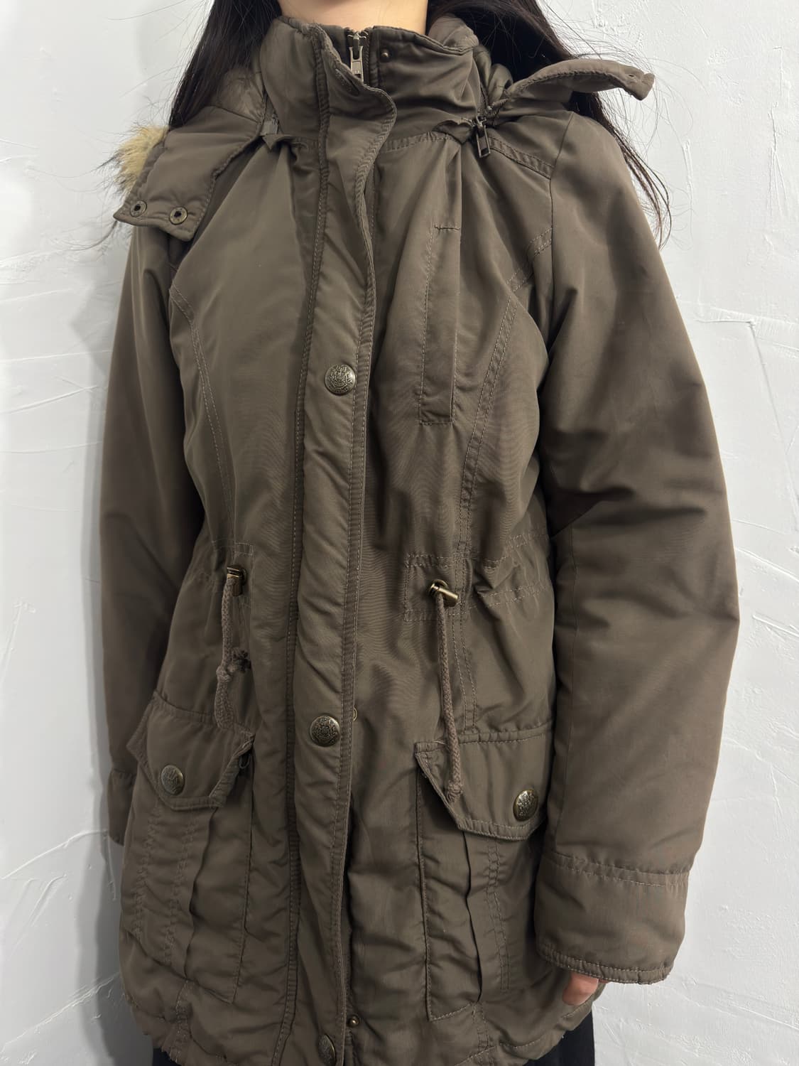 cornflake safari fur hood jacket 상품이미지2