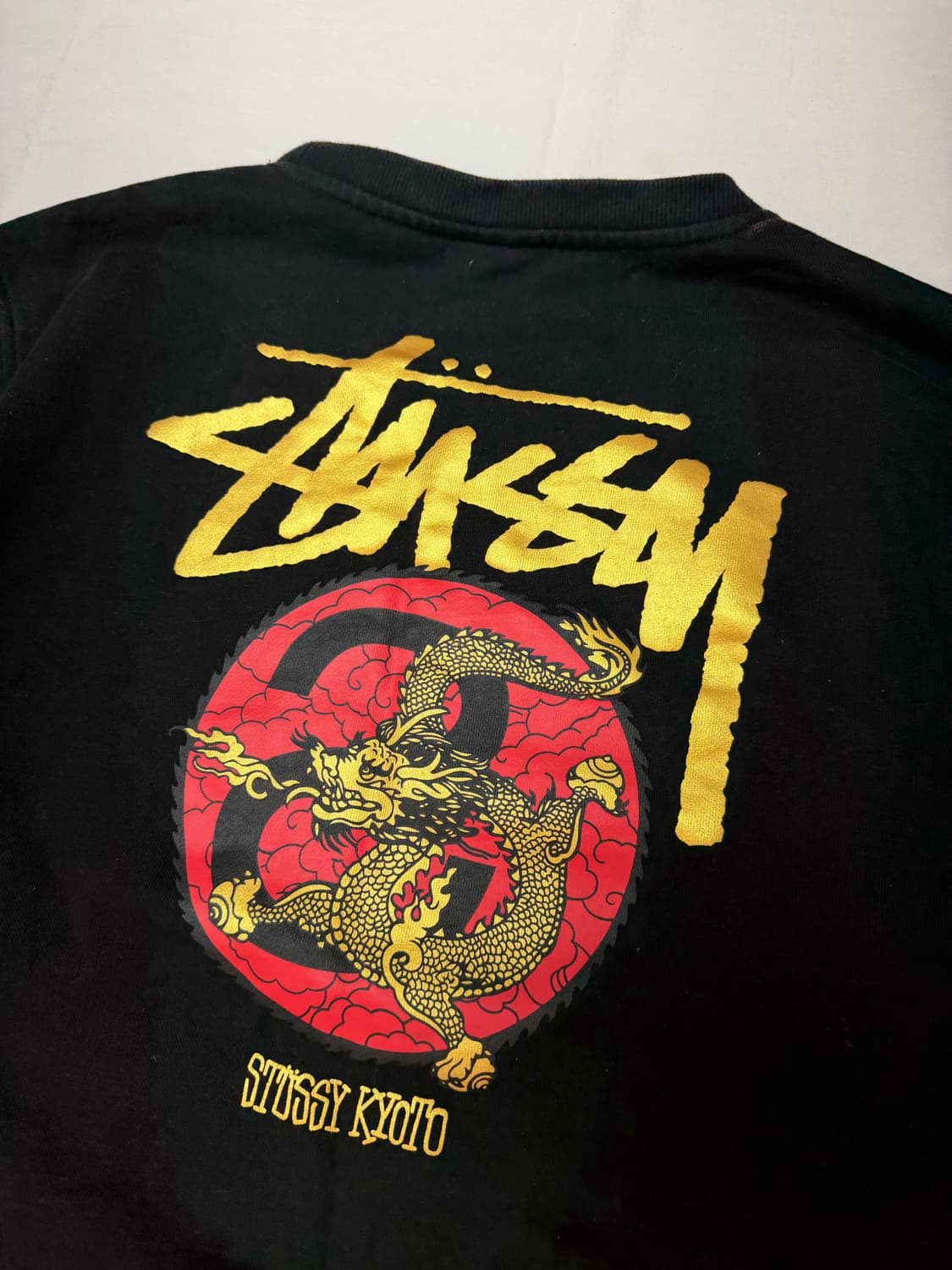 스투시 교토 드래곤 맨투맨 스웻셔츠 블랙 상품이미지2
