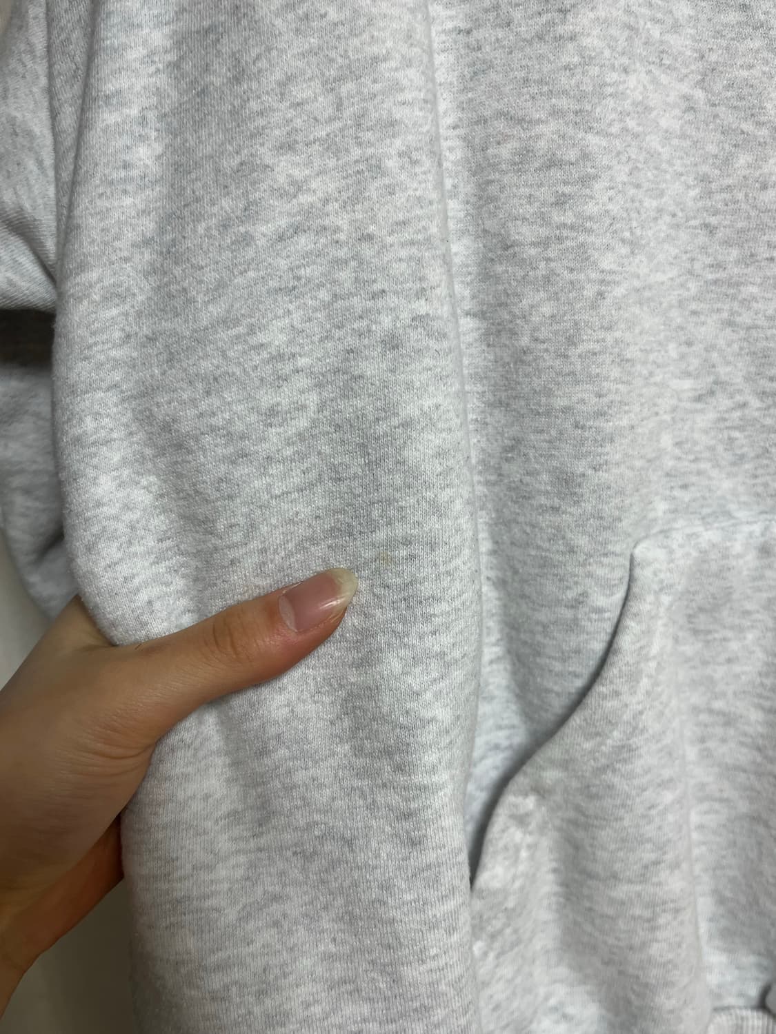 아이앱 스튜디오 하프 집 반집업 풀오버 라이트 그레이 상품이미지4