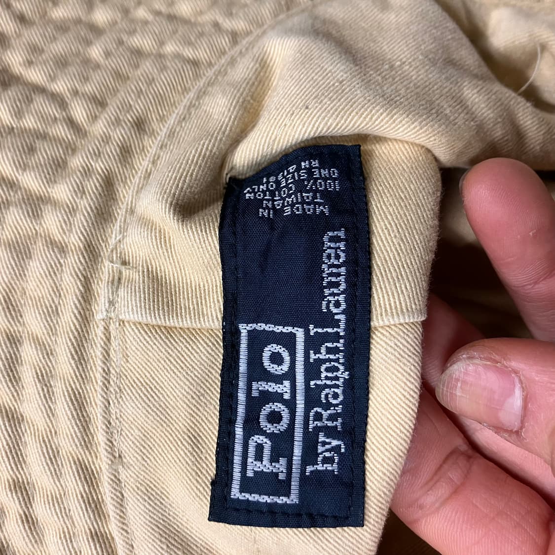 폴로 베이지 버킷햇 상품이미지3