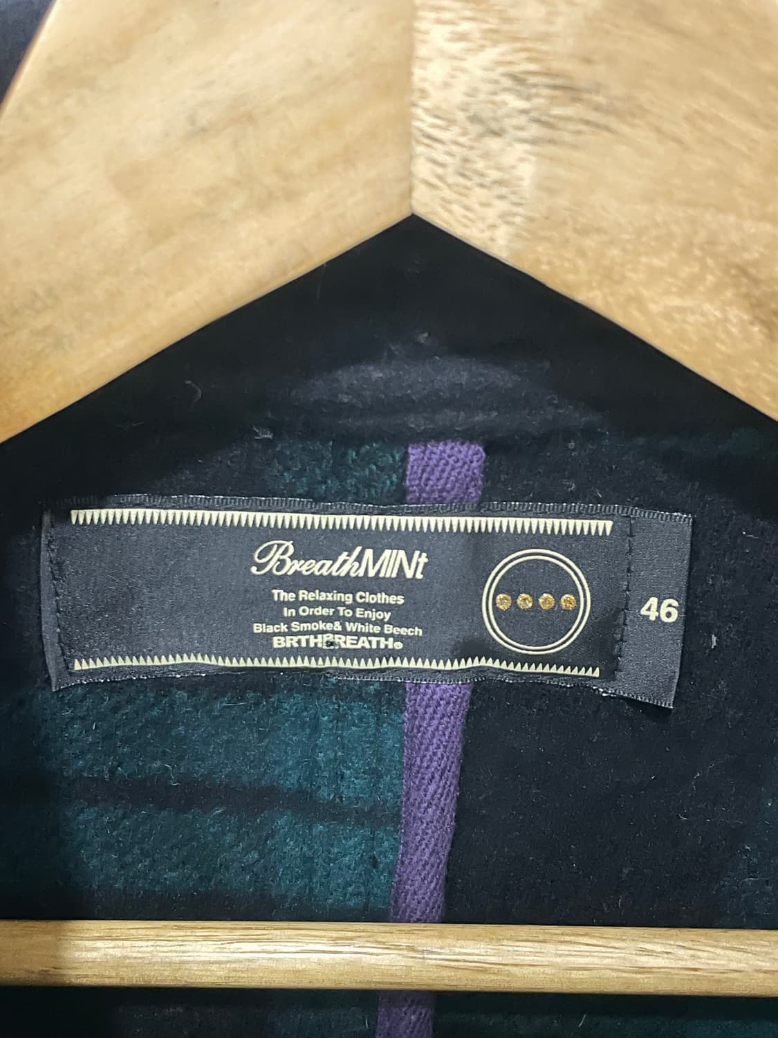 Jpn BreathMINT 울 피 코트 자켓 상품이미지3