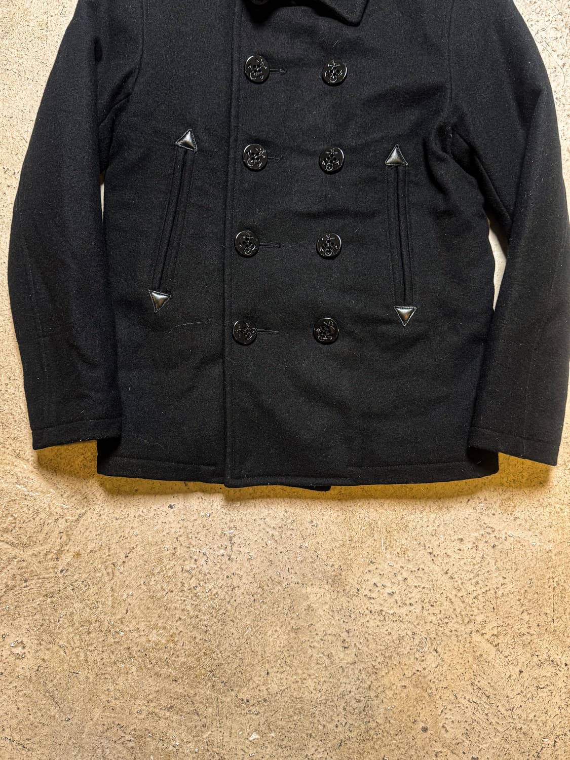 ALPHA INDUSTRIES - 2000‘s 블랙 피코트 상품이미지5