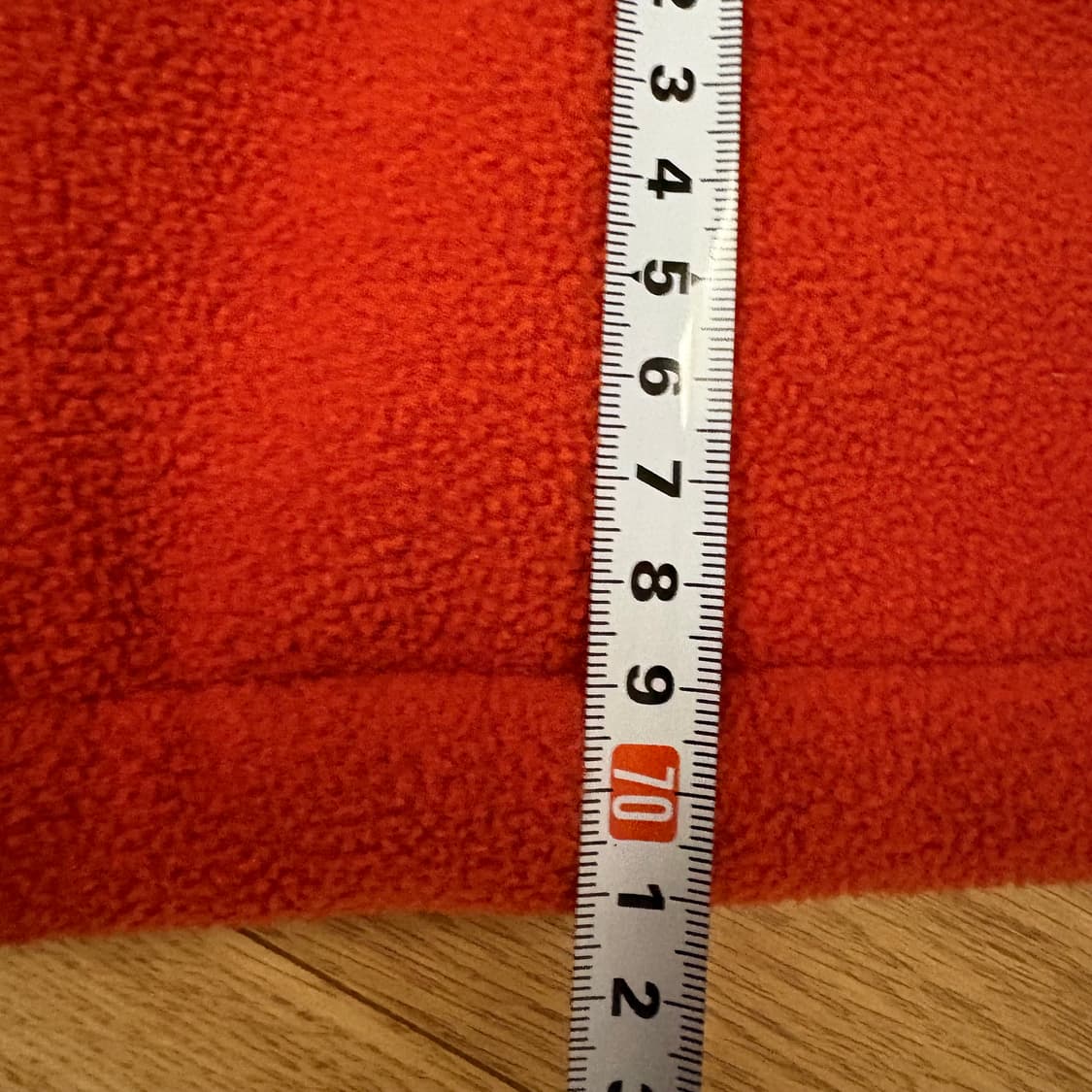 코오롱 플리스 자켓 105 오렌지/회색 상품이미지8