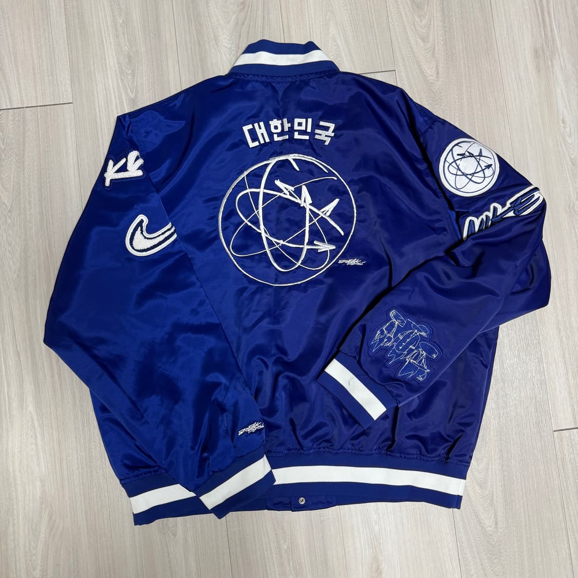 나이키 대한민국 새틴 자켓 상품이미지2