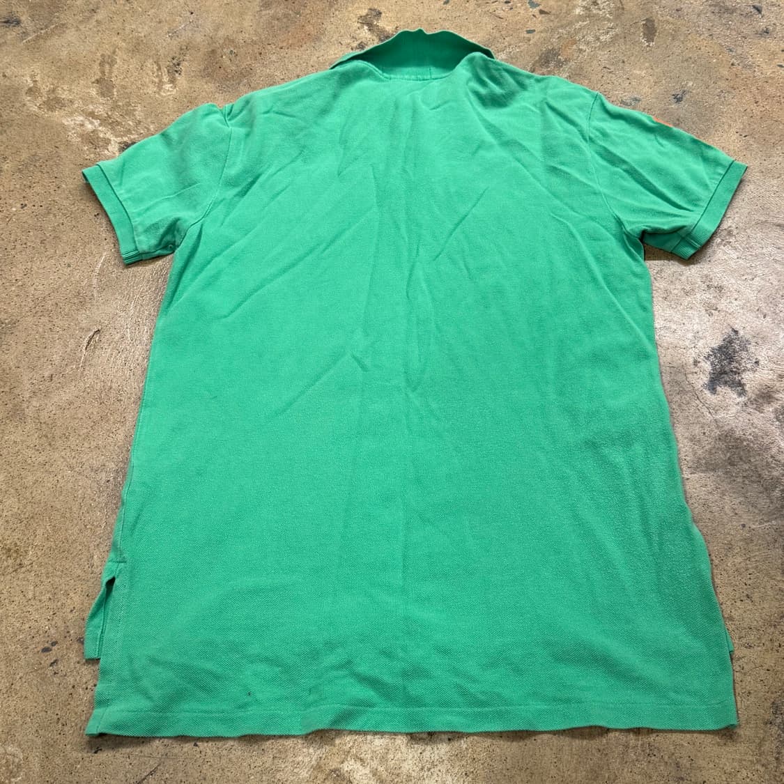 폴로 랄프로렌 그린 민트 빅포니 카라 반팔 티 상품이미지3