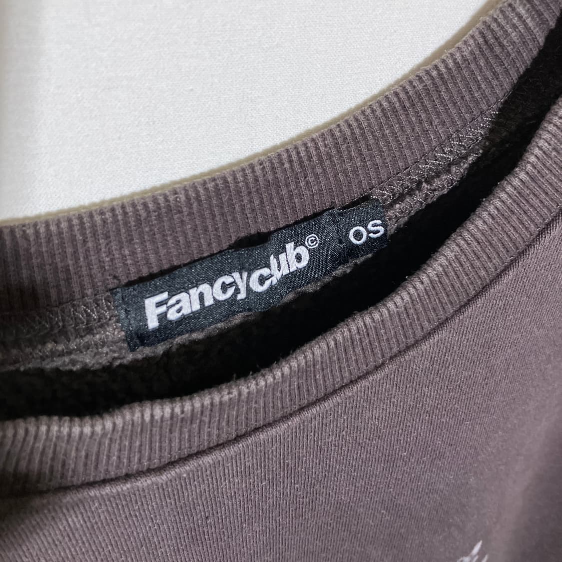 OS)팬시클럽 오버핏 맨투맨 스웻셔츠 상품이미지3