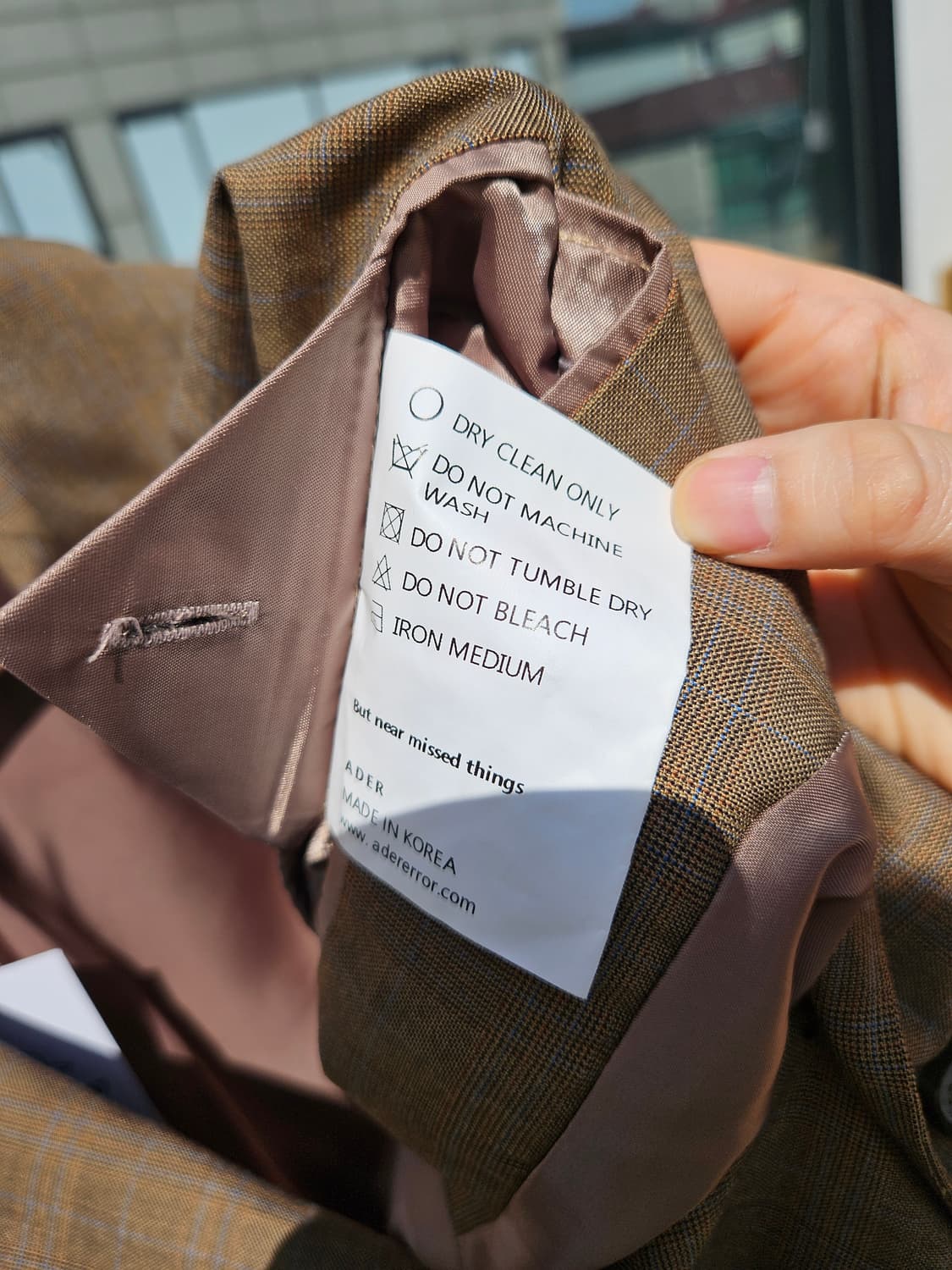 아더에러 20FW 울 자켓 상품이미지7