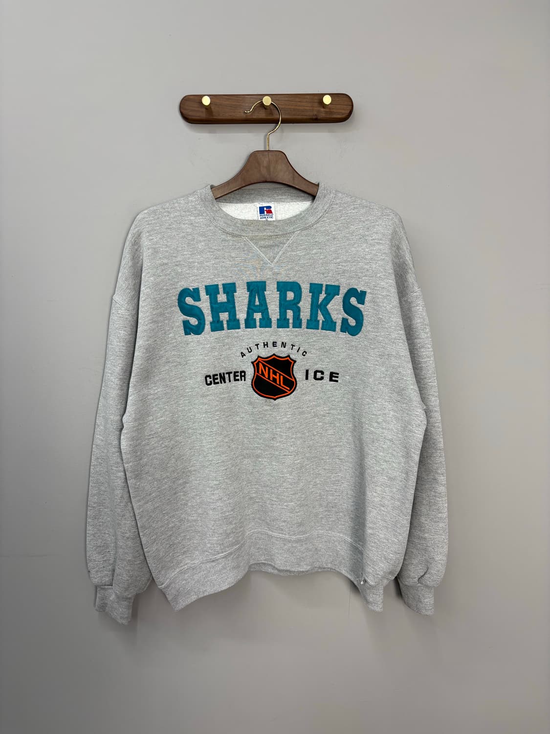 00s 러셀어틀레틱 USA NHL 산호세샤크스 스웻 A1897 상품이미지2