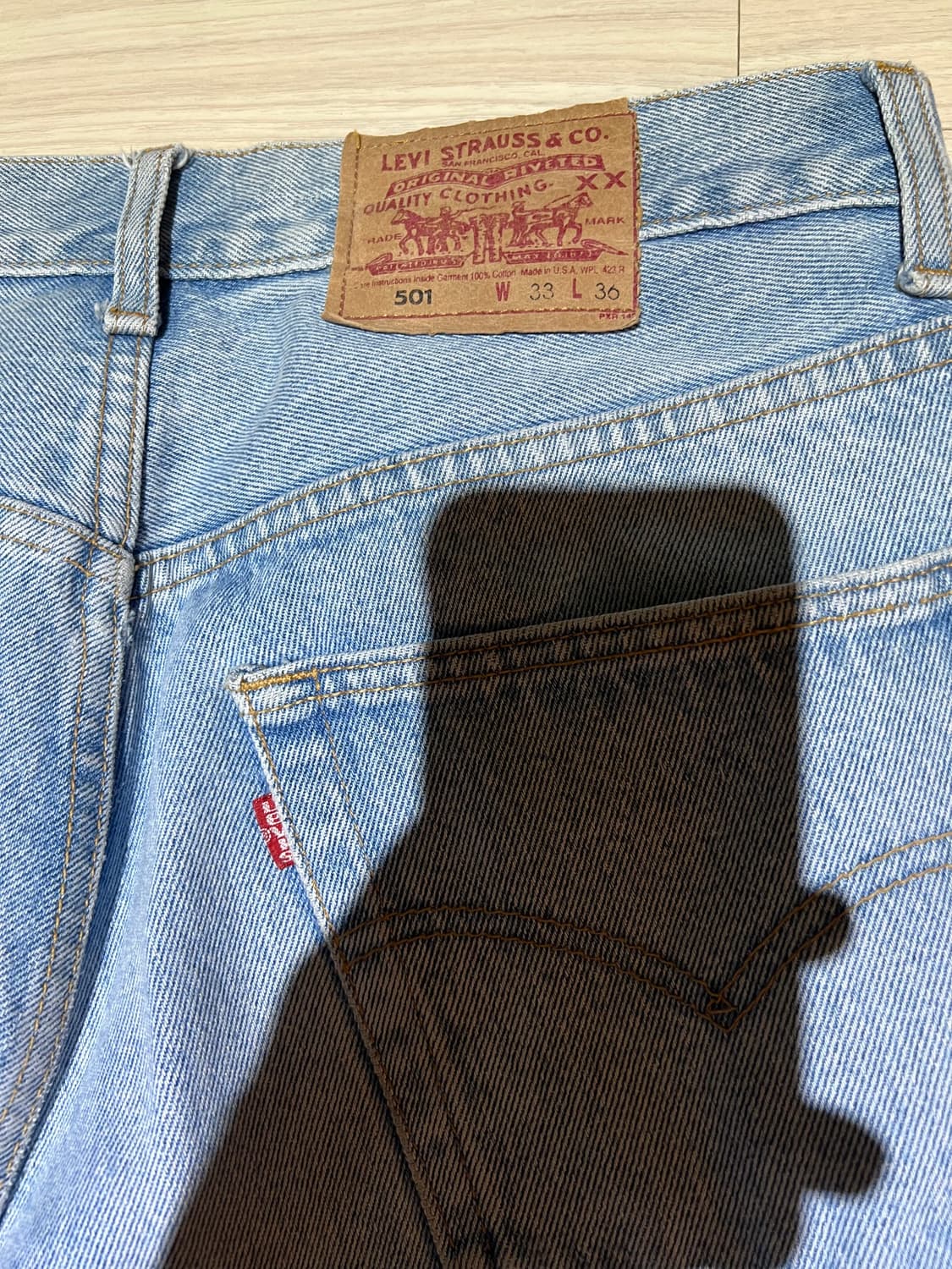 리바이스/ 빈티지 8-90s usa 제조 501 데님팬츠 / 30 상품이미지8