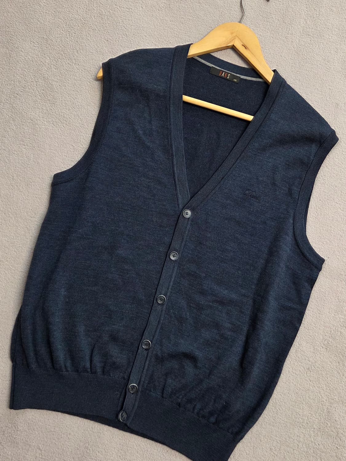 (100) DAKS(닥스) 모100% 니트조끼 남 상품이미지1