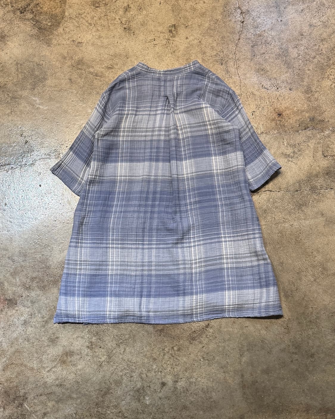 44-55 ) Plantation Crinkled Check Dress 상품이미지7