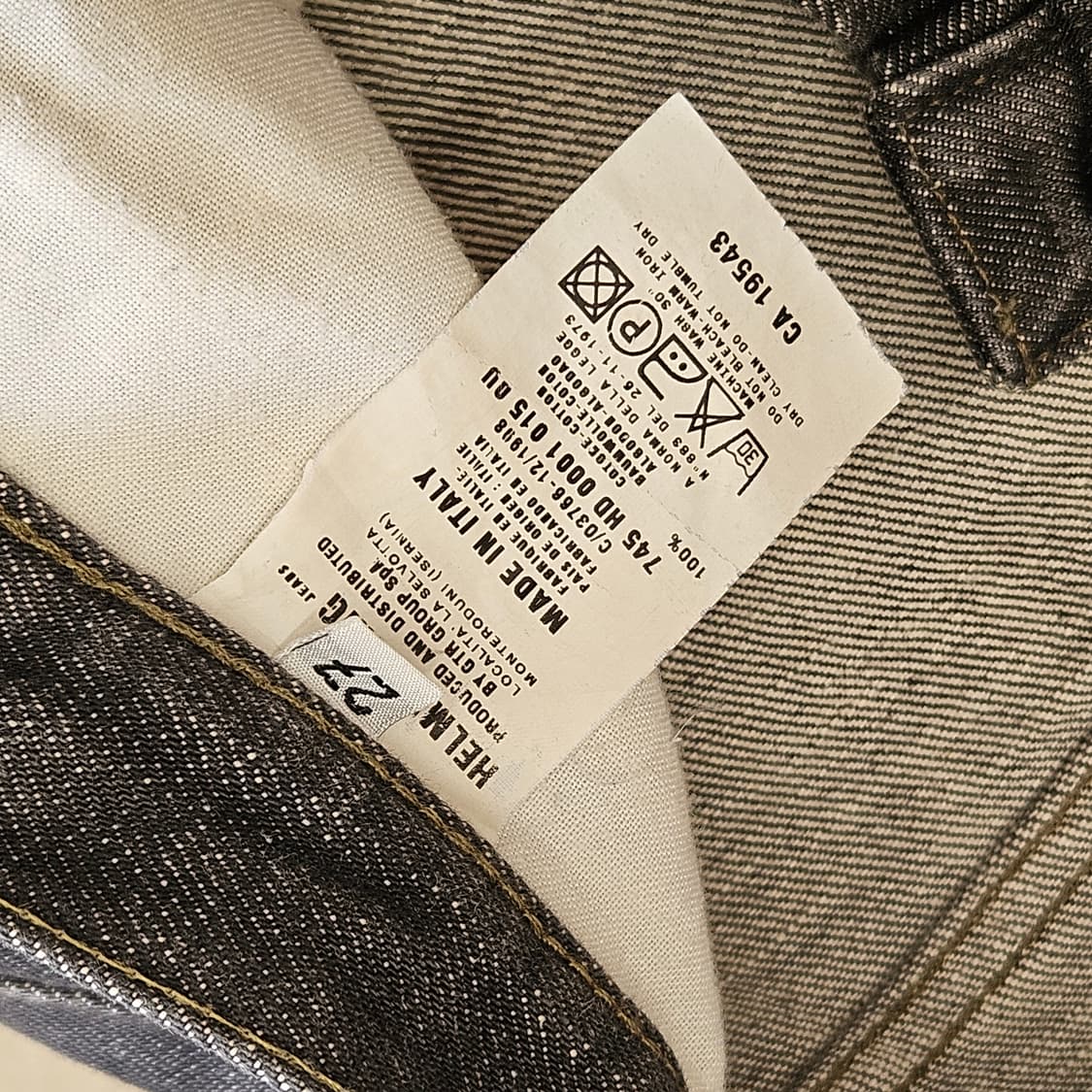 HELMUTLANG 헐무트랭 그레이진 청바지 빈티지 27인치 상품이미지6