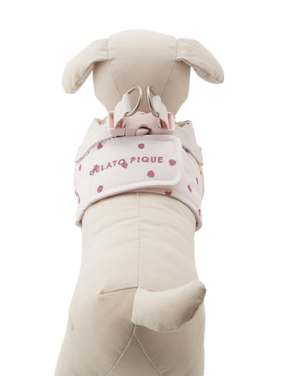 일본 젤라또피케 스트로베리 에디션 강아지 L 사이즈하네스 + 리드줄 세트 상품이미지2