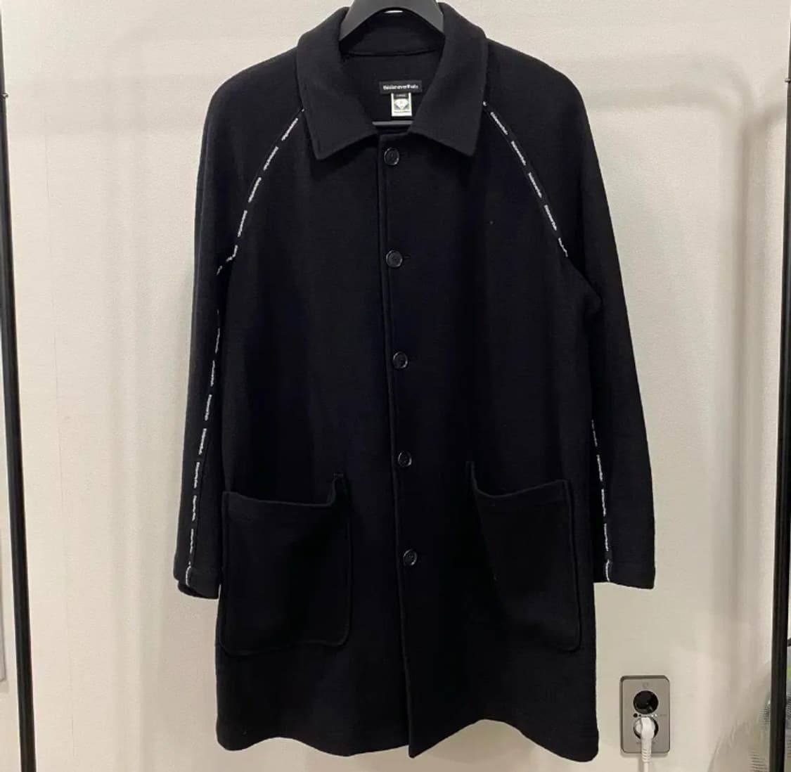 (L) 디스이즈네버댓 울코트 블랙 상품이미지1