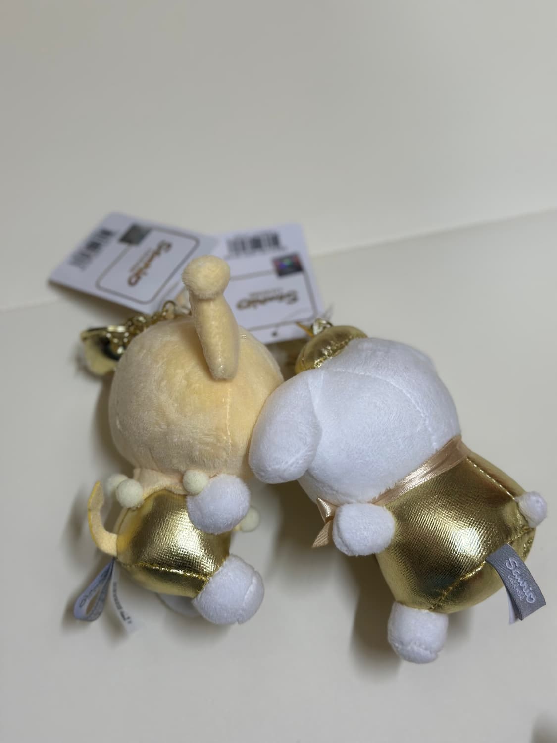 산리오 정품/마이멜로디/폼폼푸린 하트골드 인형 키링 상품이미지3