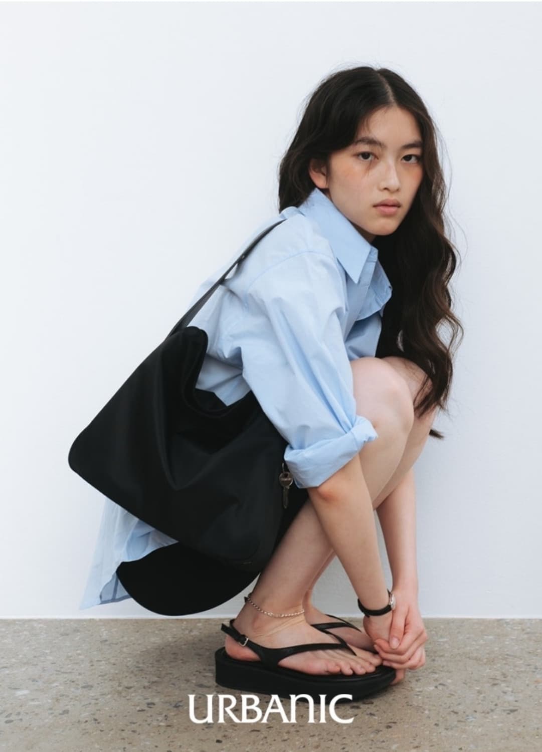 얼바닉 나일론 호보백  상품이미지1