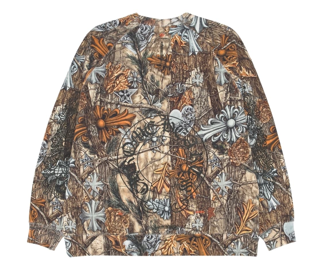 [XL] 크롬하츠 X 녹타 크루넥 스웨트셔츠 맨투맨 리얼트리 카모 상품이미지2