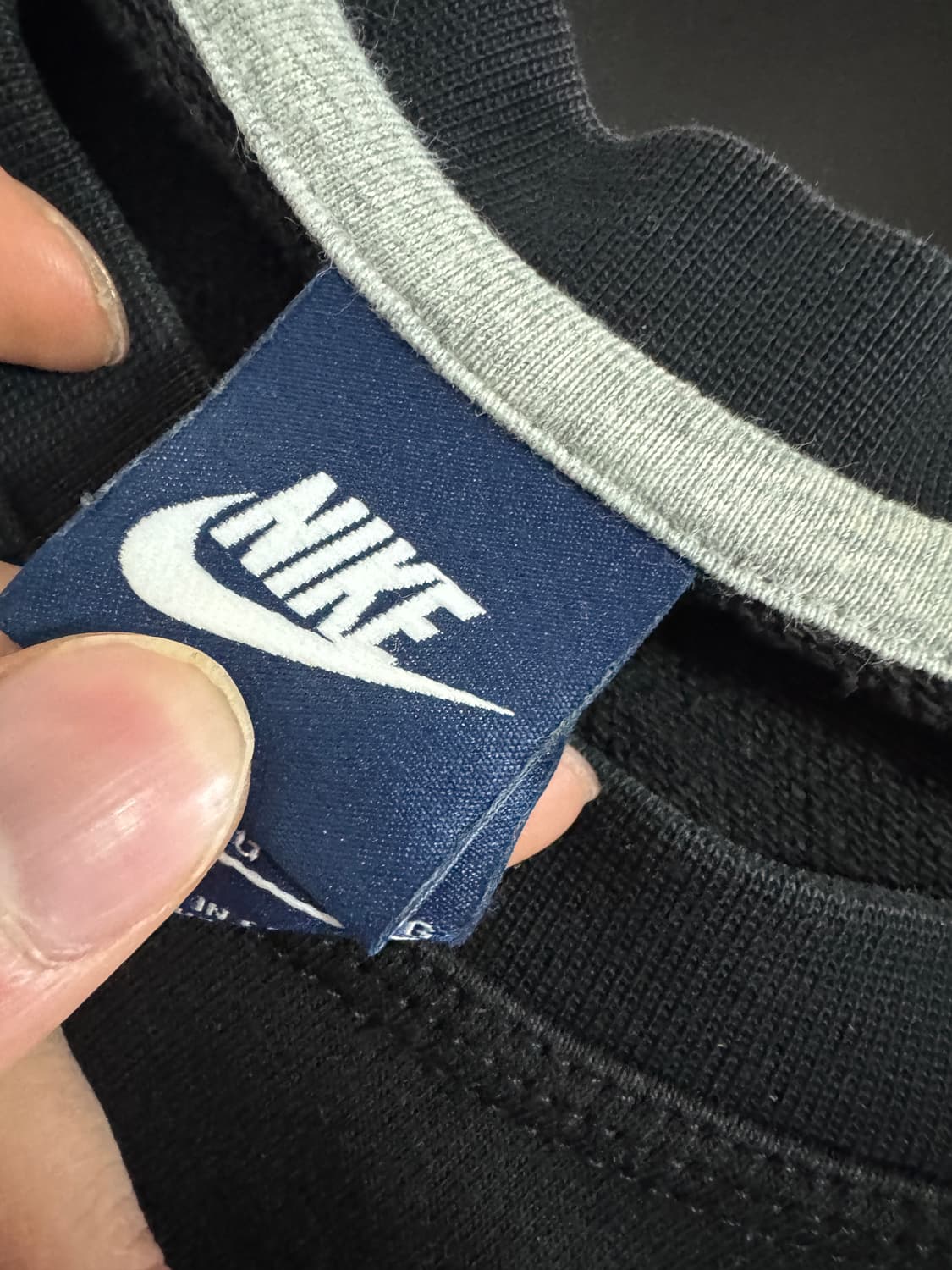 정품 나이키 트레이닝 스웻 맨투맨 L 블랙 상품이미지4