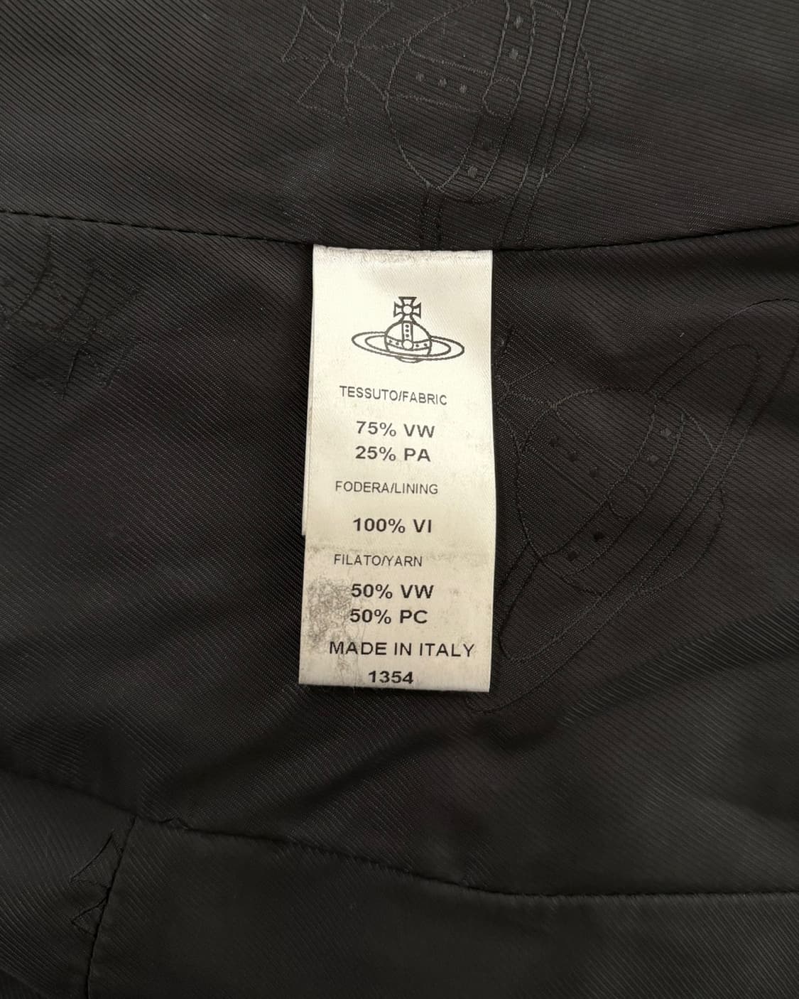 비비안 웨스트우드 블랙 앵글로매니아 울 코트 상품이미지9