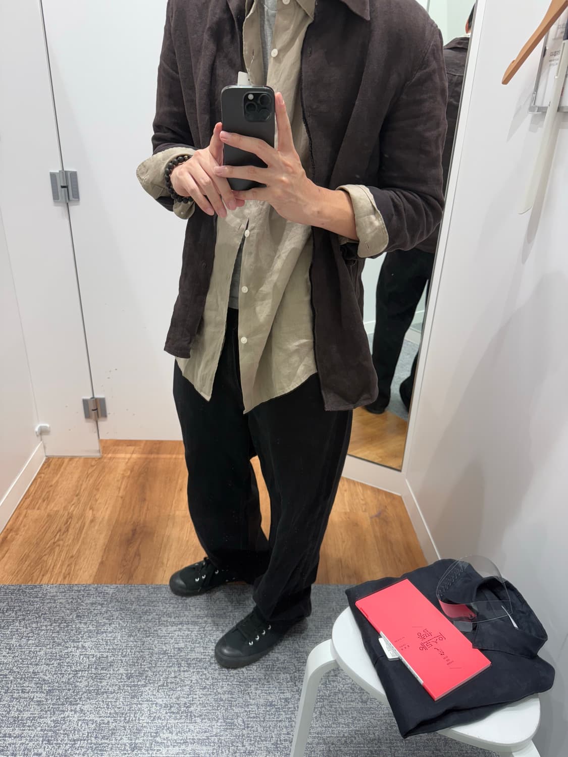 L’maltieri heavy linen jacket 상품이미지7