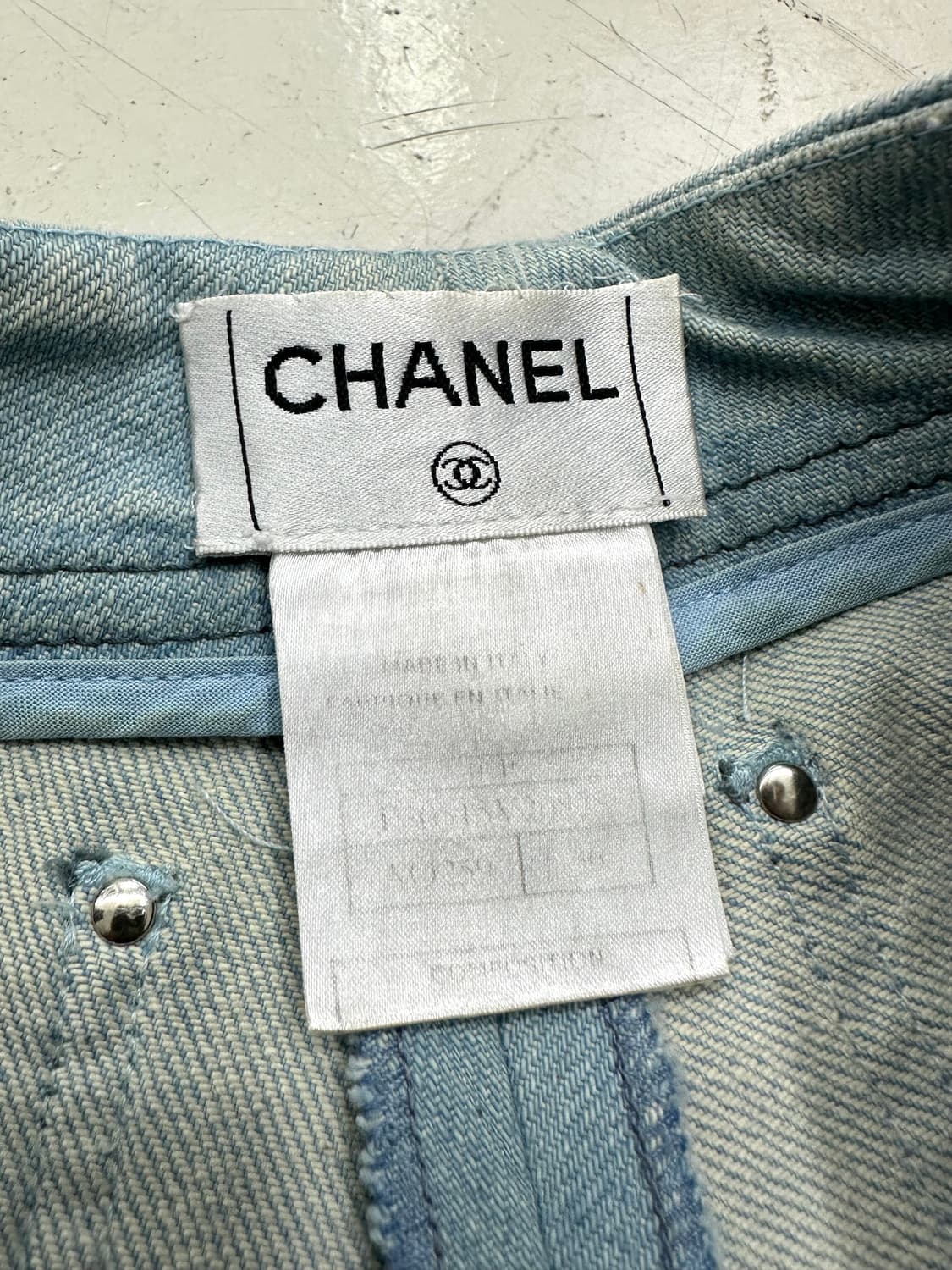 샤넬 CHANEL 2005 s/s 데님 숏츠 상품이미지8