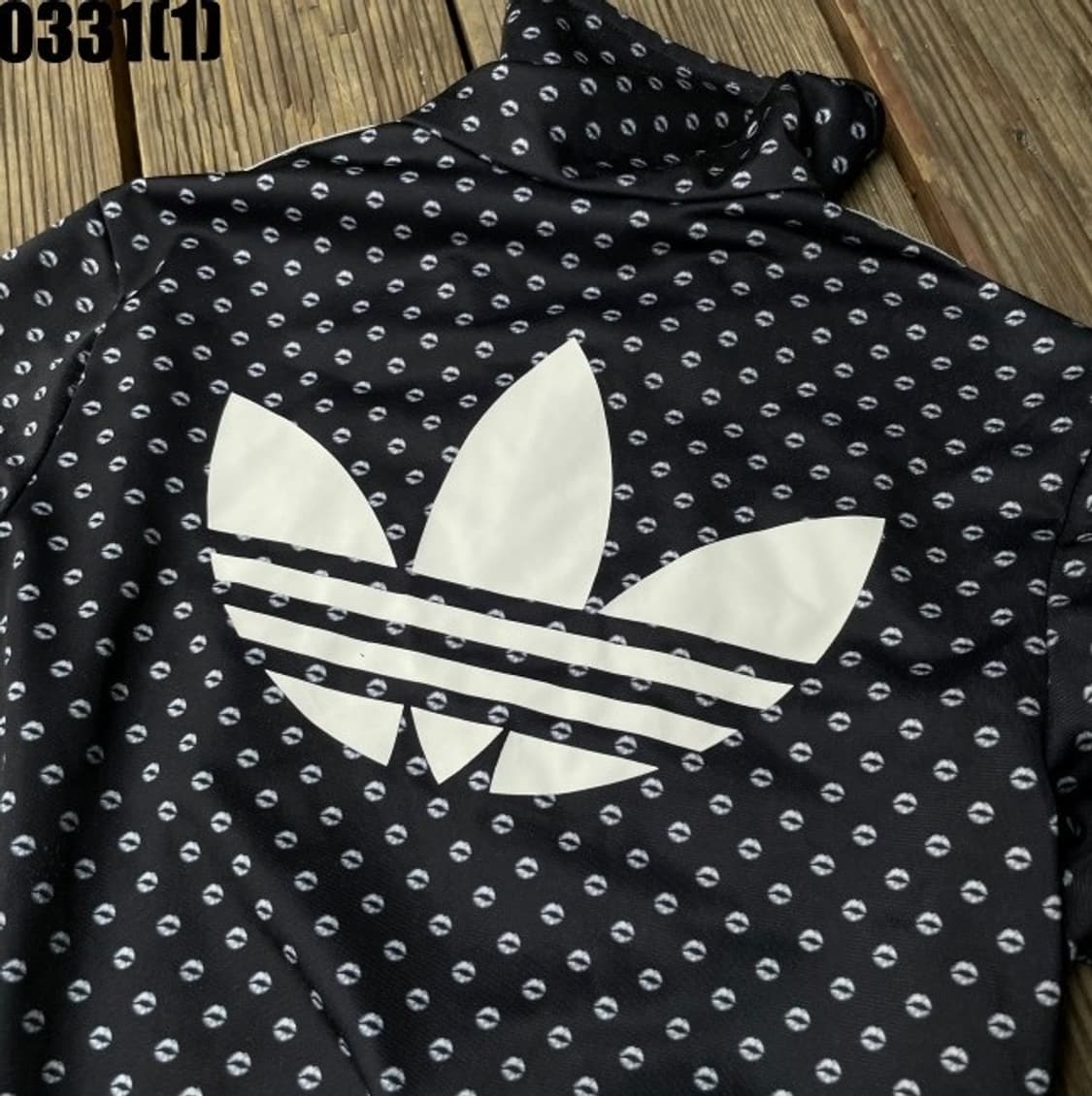 작사 희귀 / 아디다스 키스마크 도트 패턴 져지 아디다스 져지 땡땡이 상품이미지8