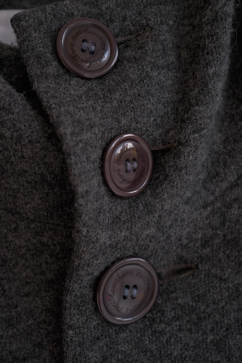 Big button hood wool coat  상품이미지6