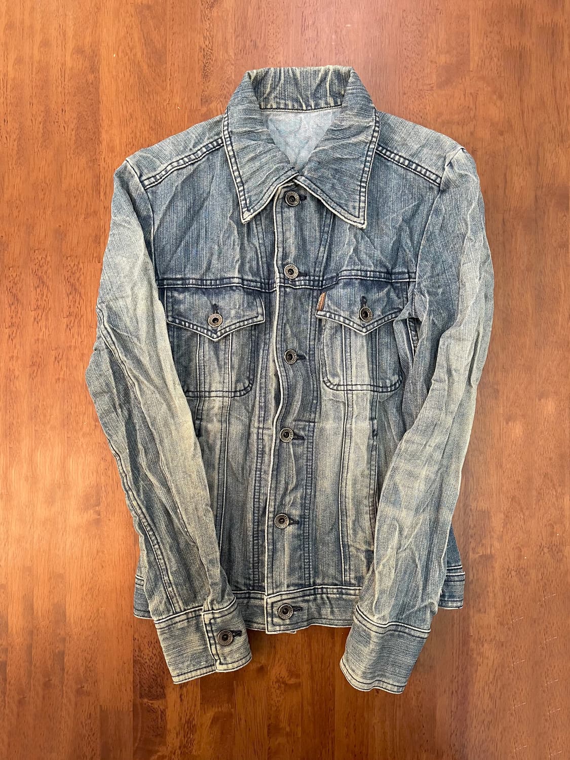 5351 주름 데님 재킷    상품이미지1