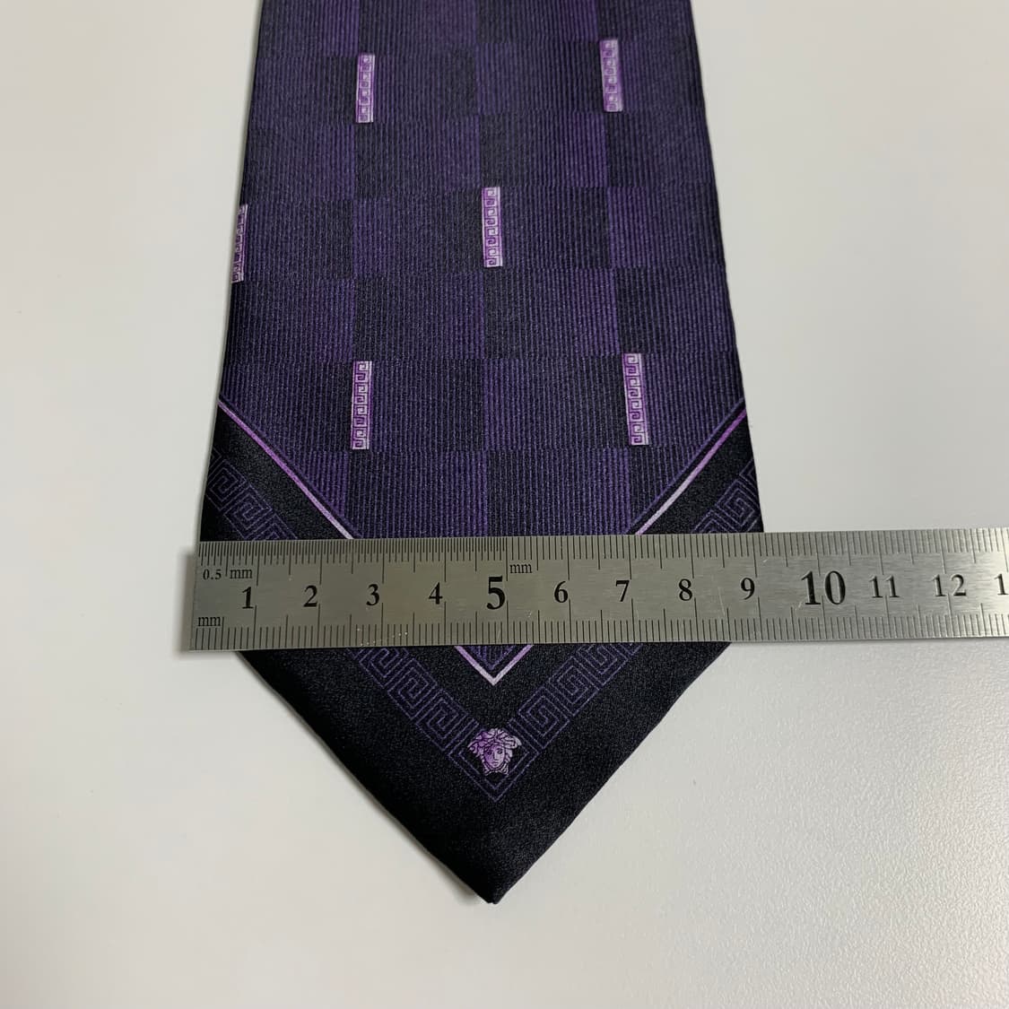 베르사체(VERSACE) 메두사 로고패턴 명품넥타이 A+등급 9.2cm 상품이미지10