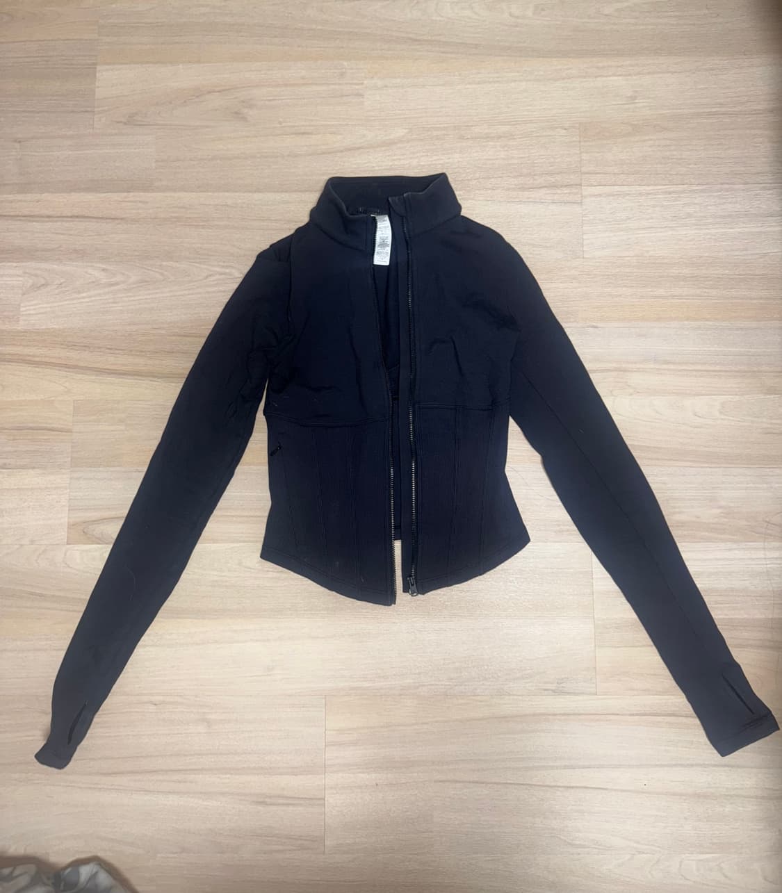 알로 요가 코르셋 집업 블랙 싸게 팔아요 상품이미지2