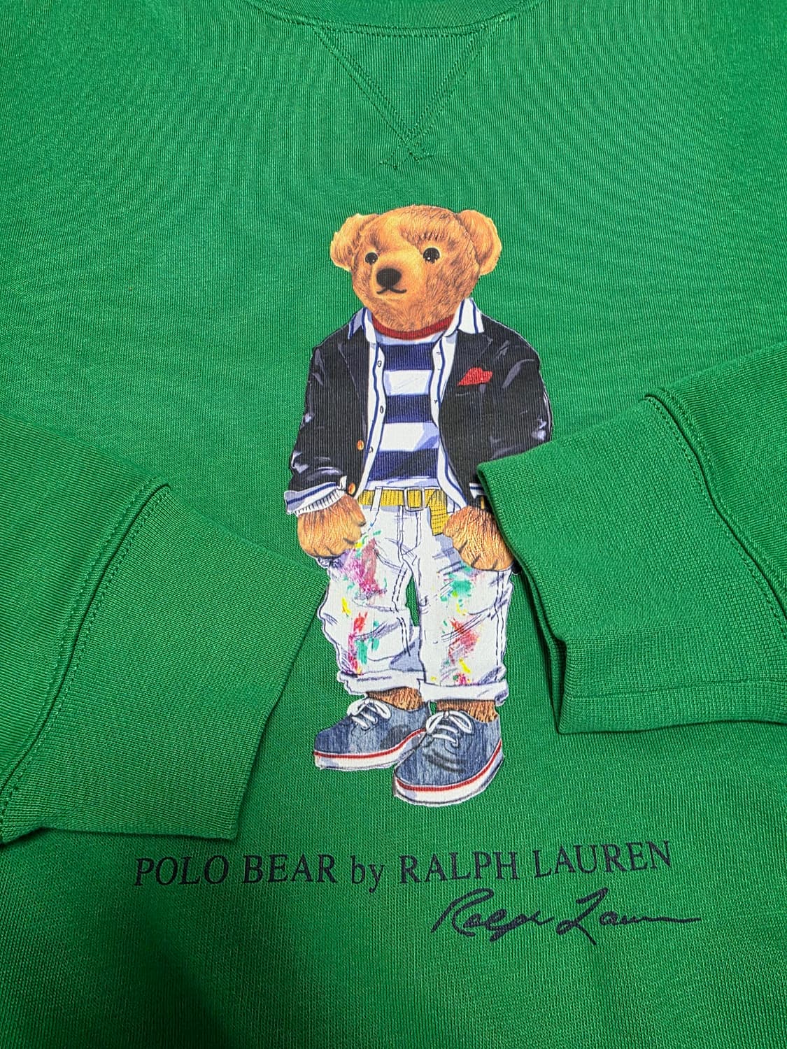 폴로 베어 맨투맨 곰돌이맨투맨 M 100 새상품급 상품이미지3