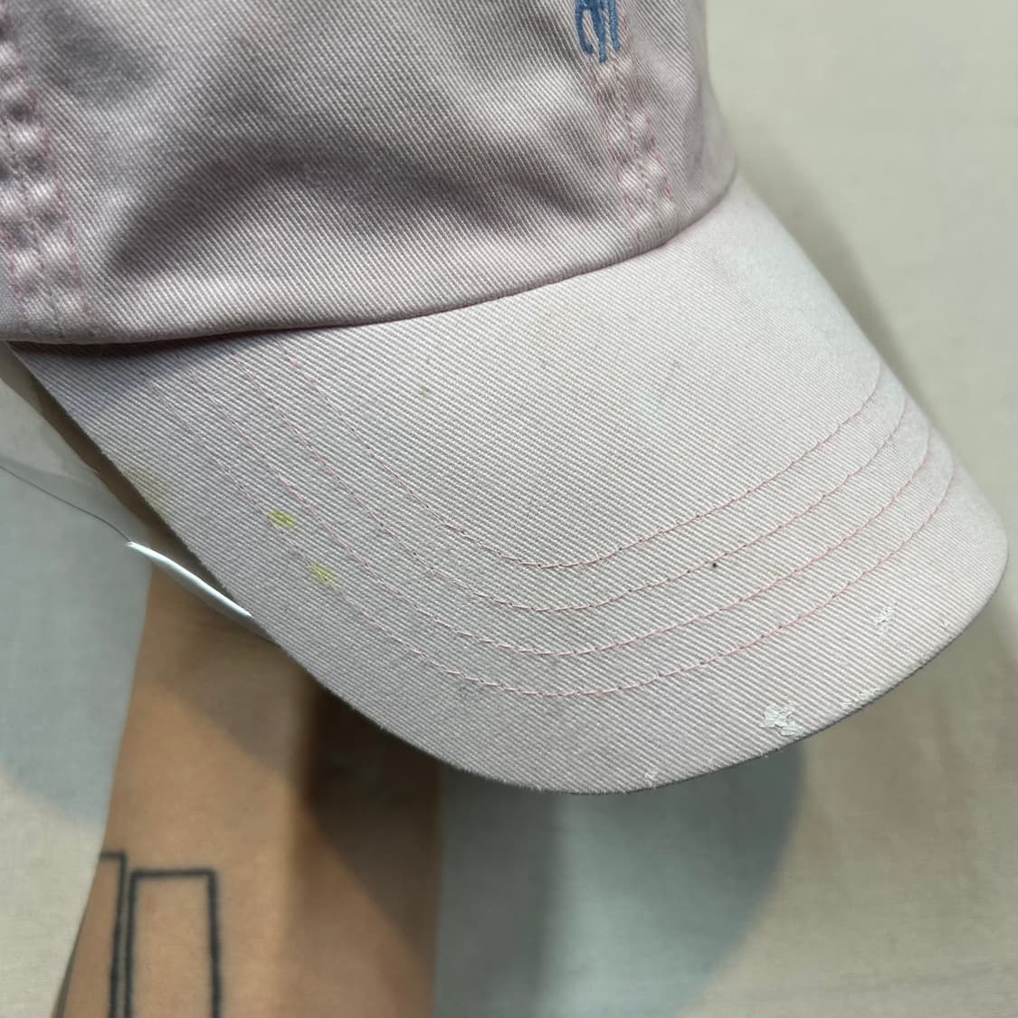 폴로 랄프로렌 핑크 볼캡 모자 가죽스트랩 정품 상품이미지3