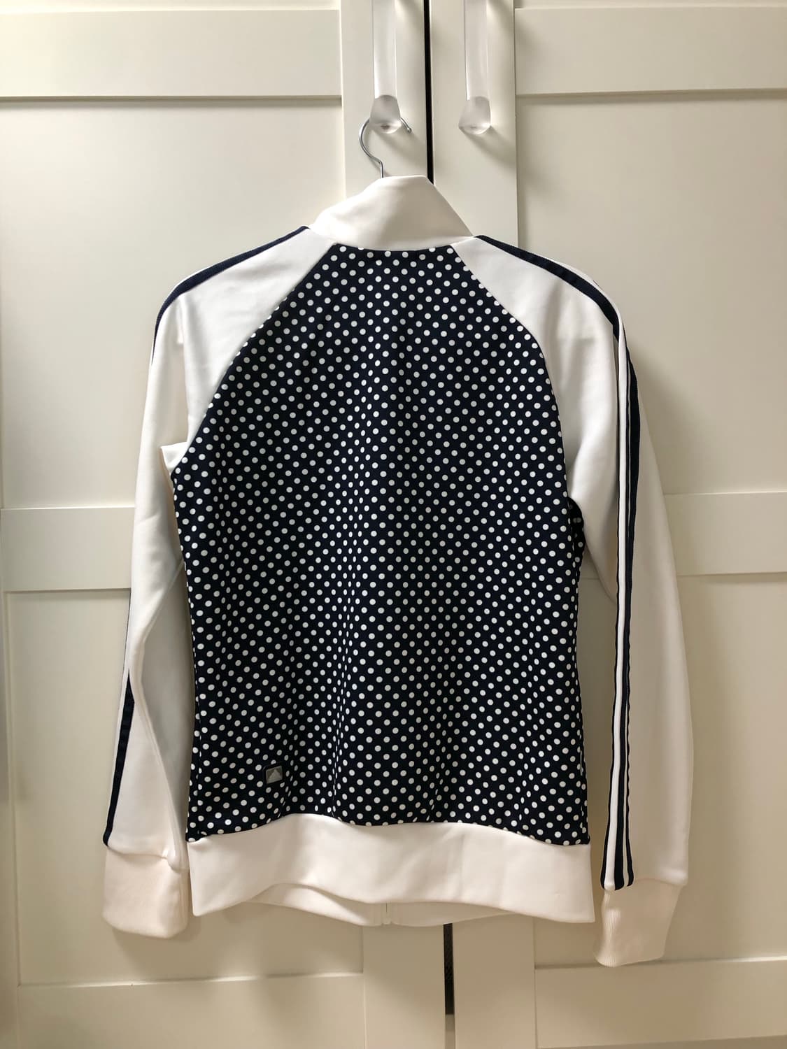 M 아디다스 네이비 도트 져지 집업 자켓 상품이미지6
