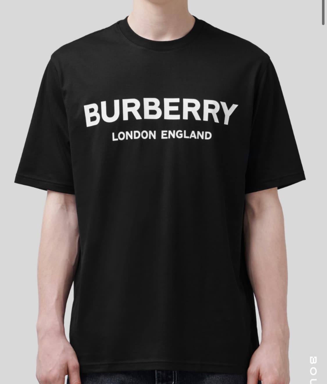 [L] 버버리 잉글랜드 로고 반팔 티셔츠 8026016 상품이미지1