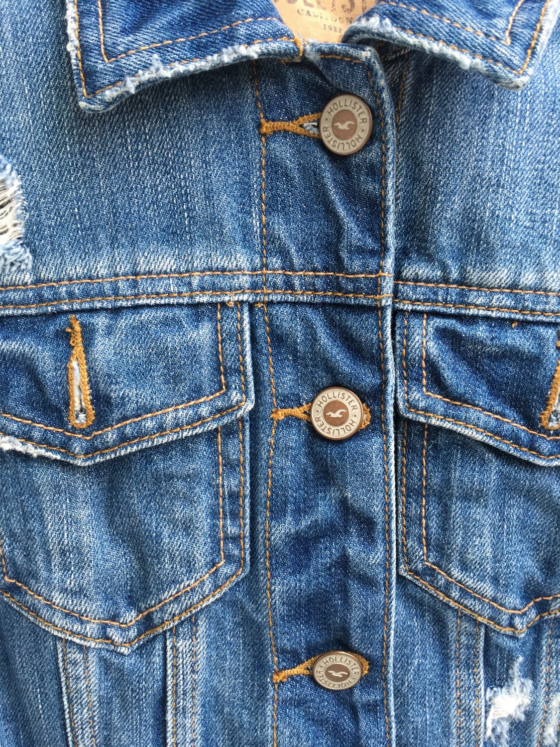 Hollister slim fit denim jacket 상품이미지4