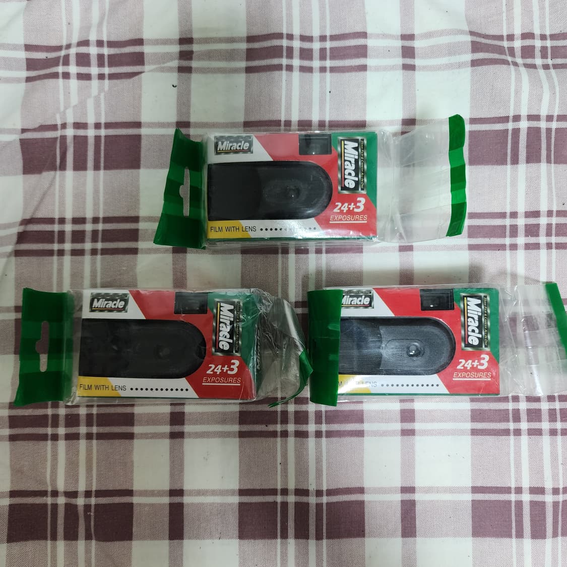 일회용 필름카메라 플래시 없음 3개 일괄판매 상품이미지1